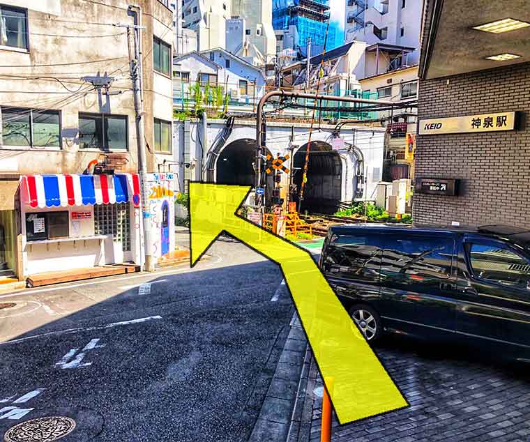 Linea Keio Inokashira Shinsen Sta